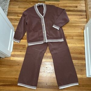 Lillusory Mocha Knit Two Piece Set